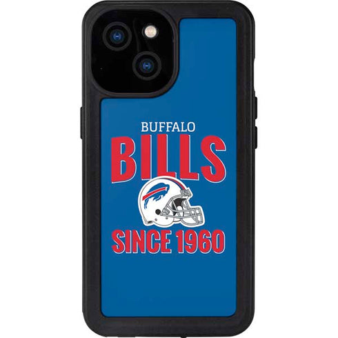 NFL Buffalo Bills Helmet iPhone 15 Waterproof Case